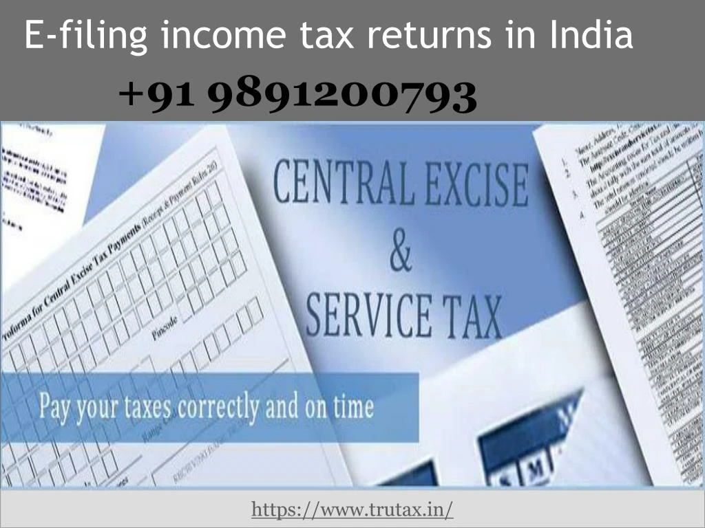 e filing income tax returns in india