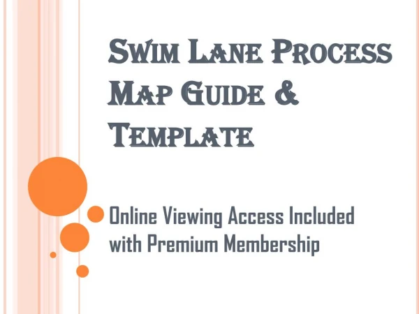 Expert Toolkit Swim Lane Process Map Guide and Template