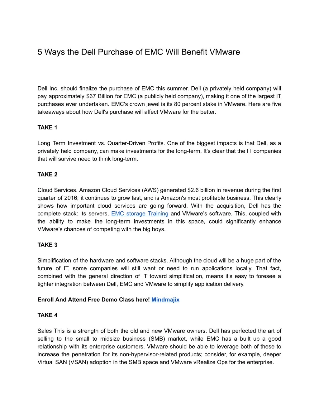 5 ways the dell purchase of emc will benefit