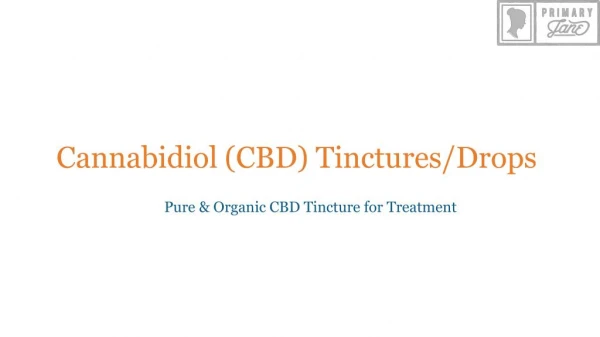 CBD Tinctures - Natural & Organic CBD Products