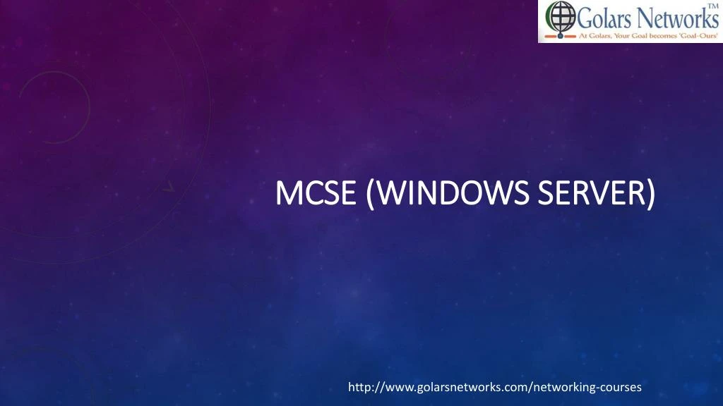 mcse windows server