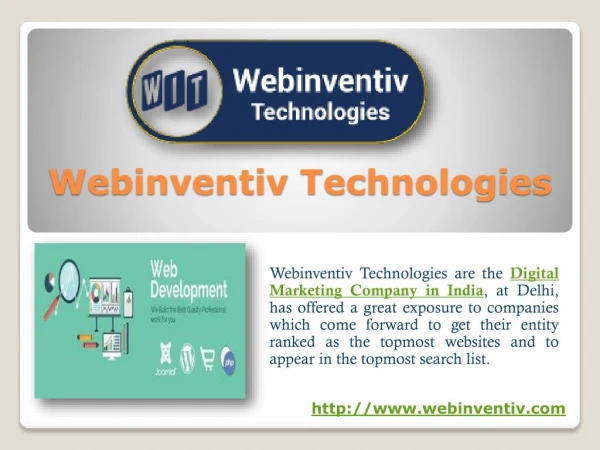 Get the Web Development Company in Noida