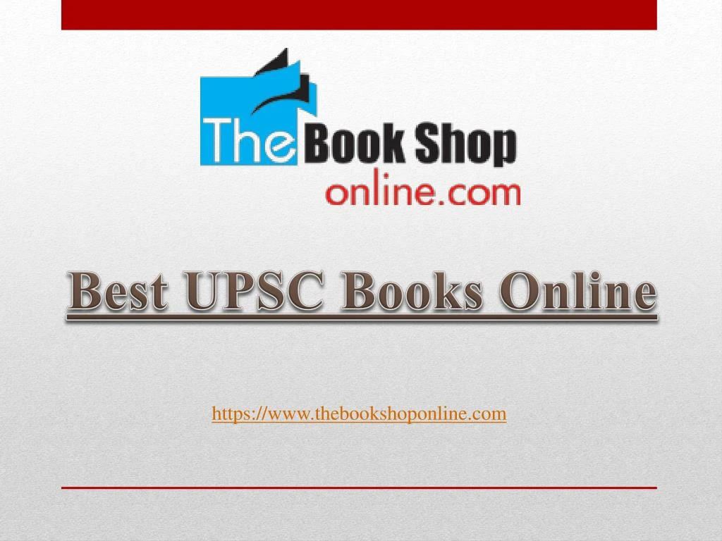 best upsc books online