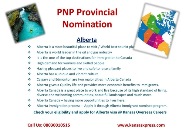 Provincial Nomination | Alberta immigrant nominee program