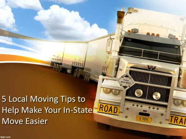 5 Local Moving Tips to Help Make Your In-State Move Easier