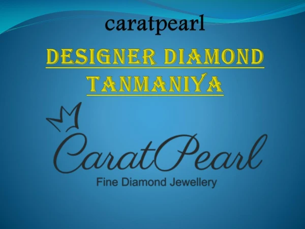 Tanmaniya Jewellery-caratpearl