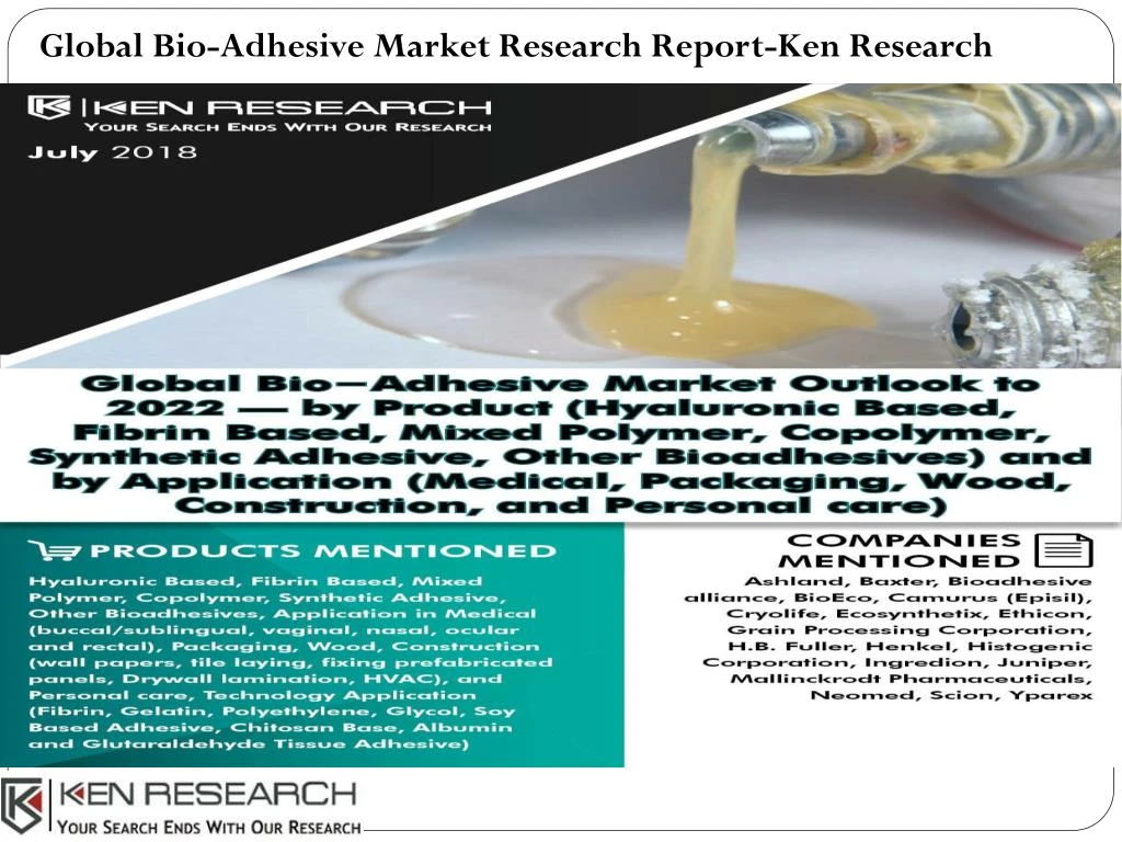 global bio adhesive market research report