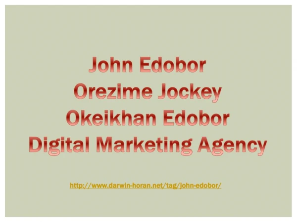Web Page Can Help Your Branding ~ Orezime jockey |John Edobor