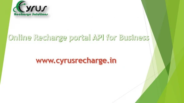 AN EASY WAY TO GROW YOUR BUSINESS- MOBILE RECHARGE SOFTWARE API