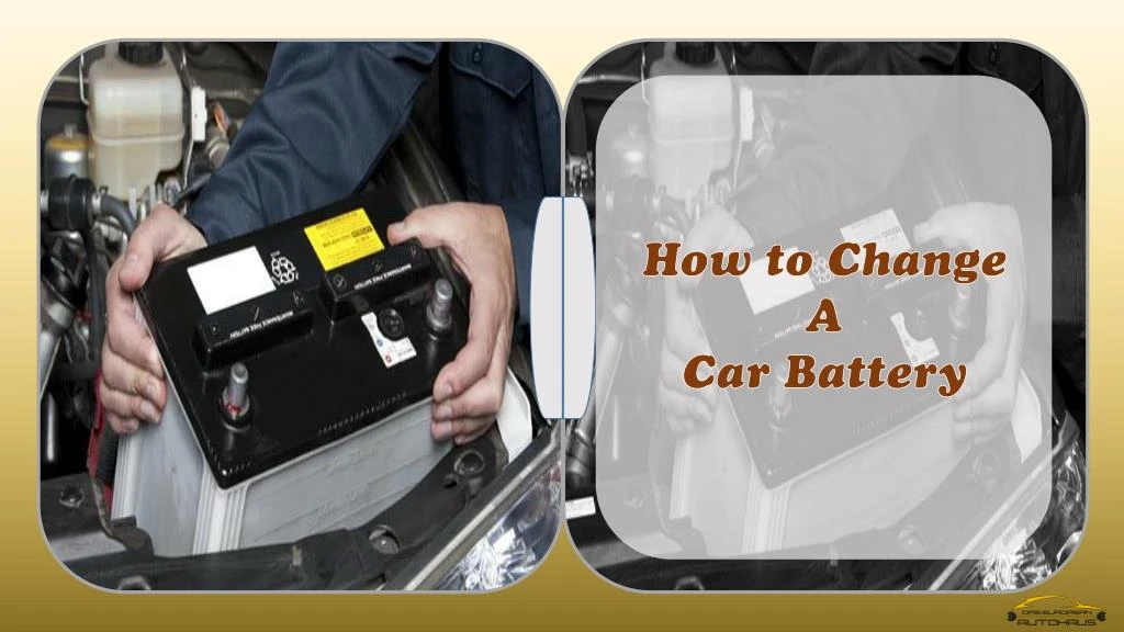 how to change a car battery
