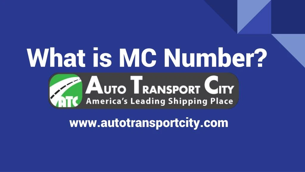 what is mc number