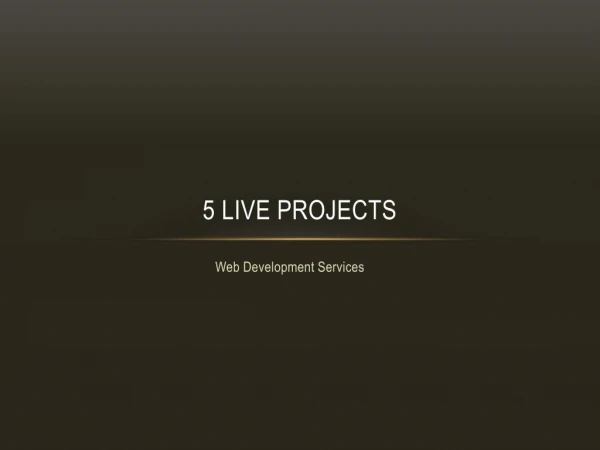 Web Development Services