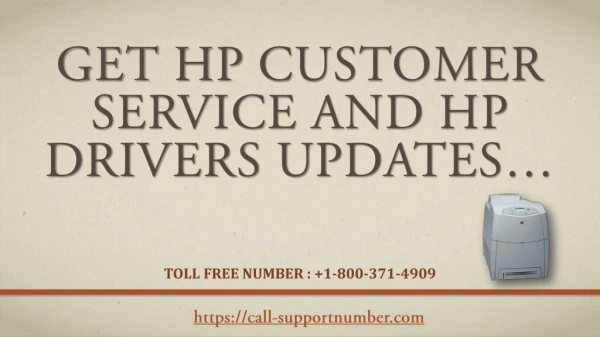 Get HP Customer Service and HP Drivers Updates