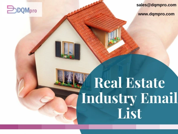 Real Estate Industry Email List | Real Estate Mailing Database