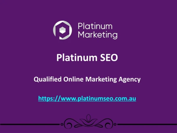 Professional SEO Company Melbourne | Platinum SEO