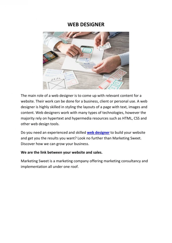 web designer