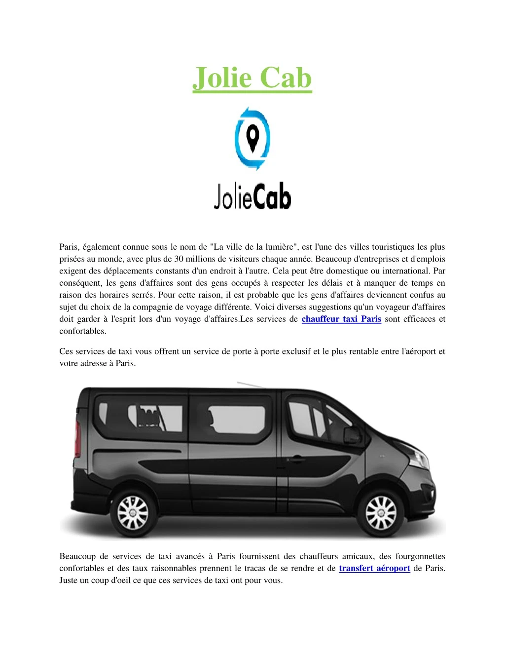 jolie cab