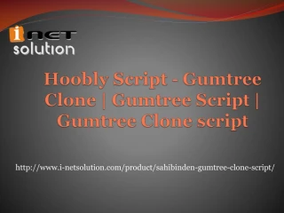Hoobly Script - Gumtree Clone | Gumtree Script | Gumtree Clone script