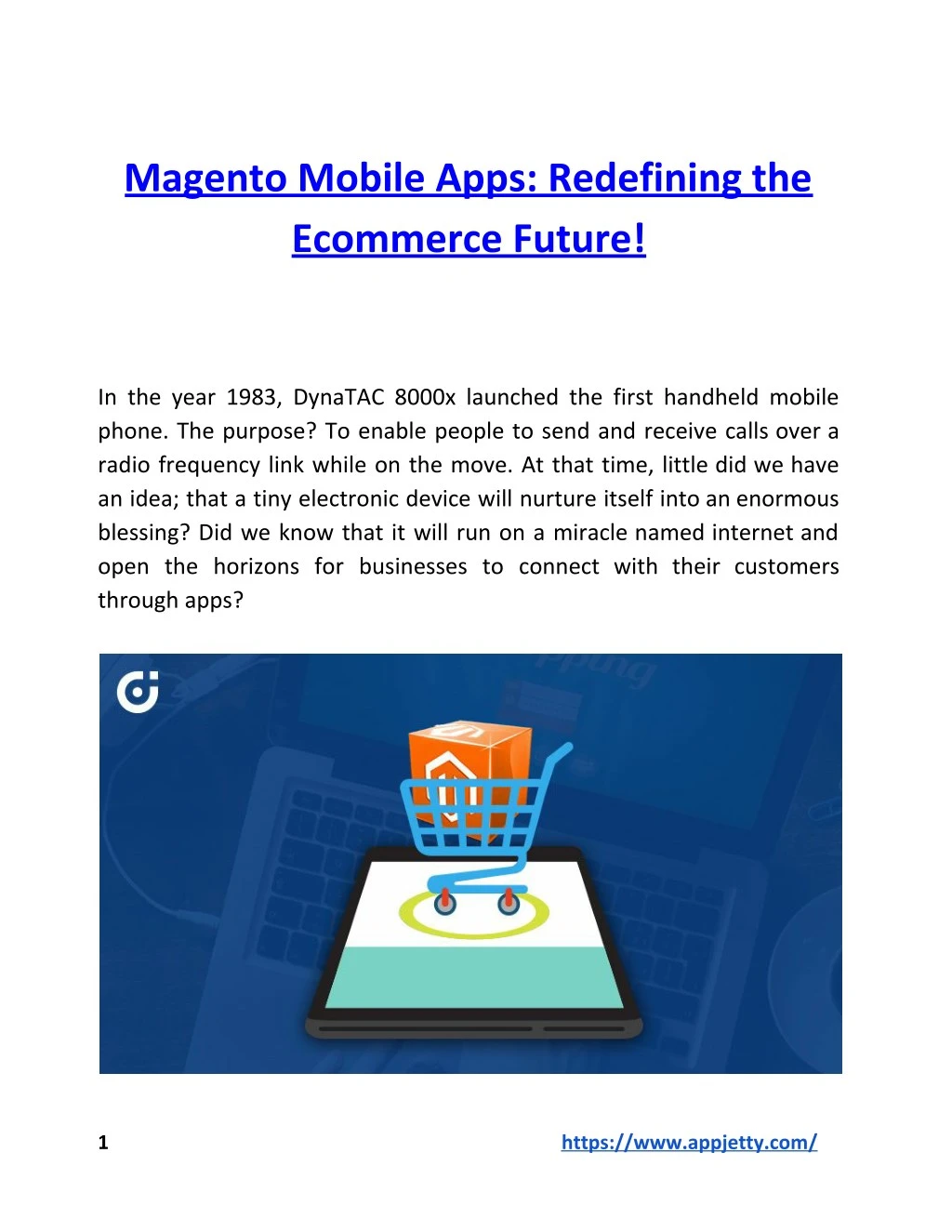magento mobile apps redefining the ecommerce