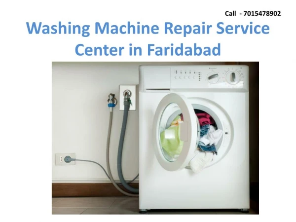 Washing machine repair services in Faridabad