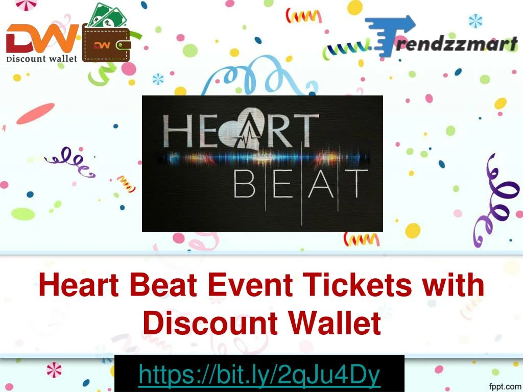 heart beat event tickets with discount wallet