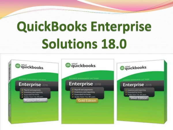 Quick books enterprise solutions 18