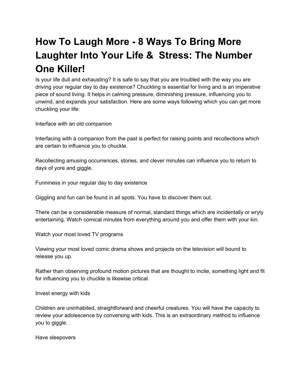 how to laugh more 8 ways to bring more laughter