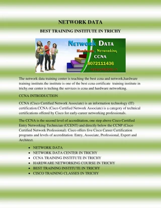 HARDWARE NETWORKING COURSE IN TRICHY - slide 1