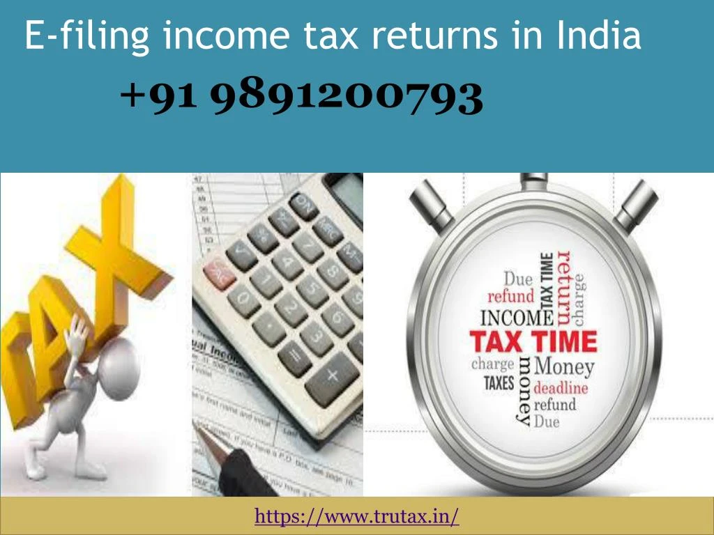 e filing income tax returns in india