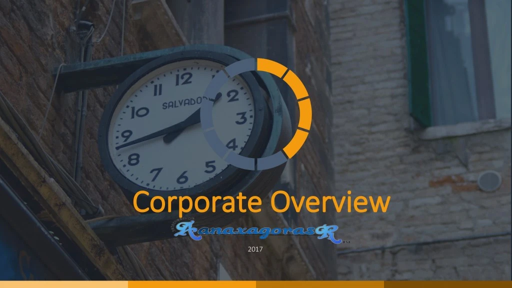 corporate overview corporate overview