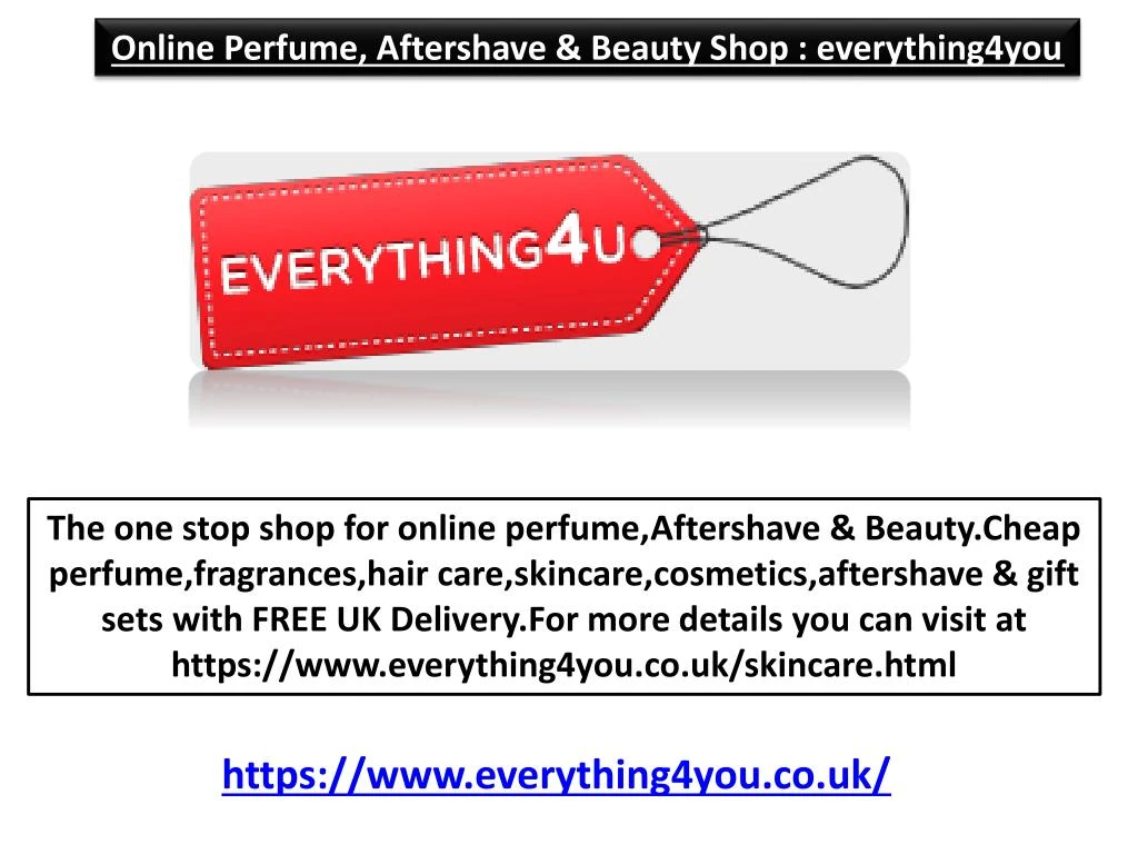 online perfume aftershave beauty shop