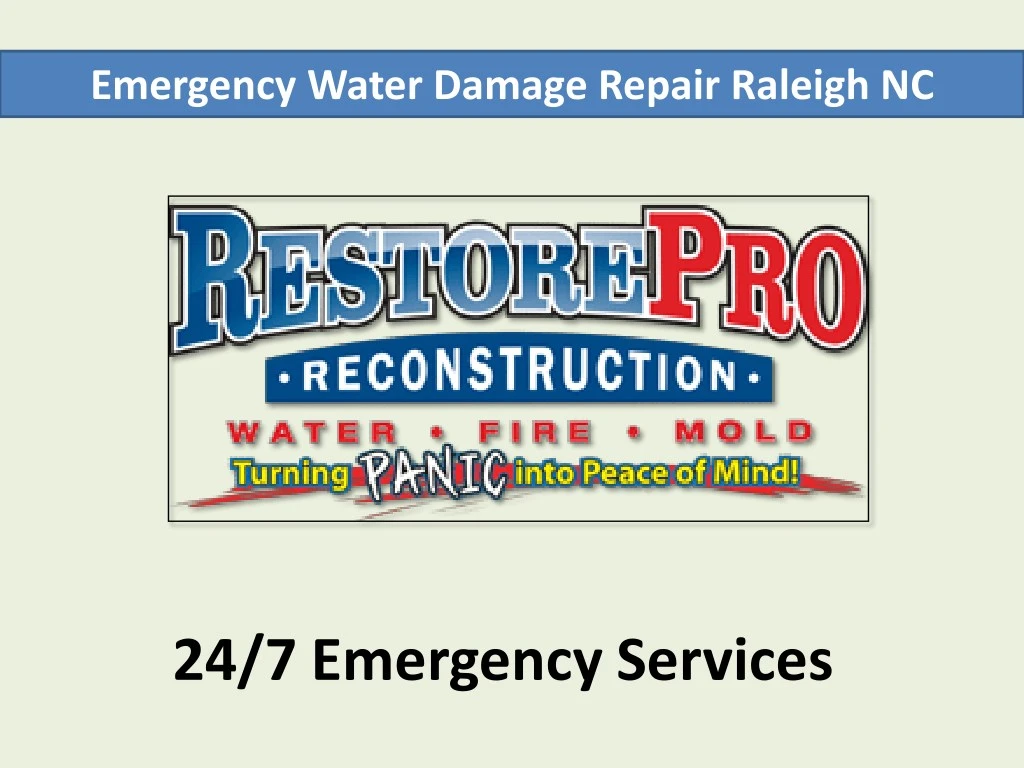 emergency water damage repair raleigh nc