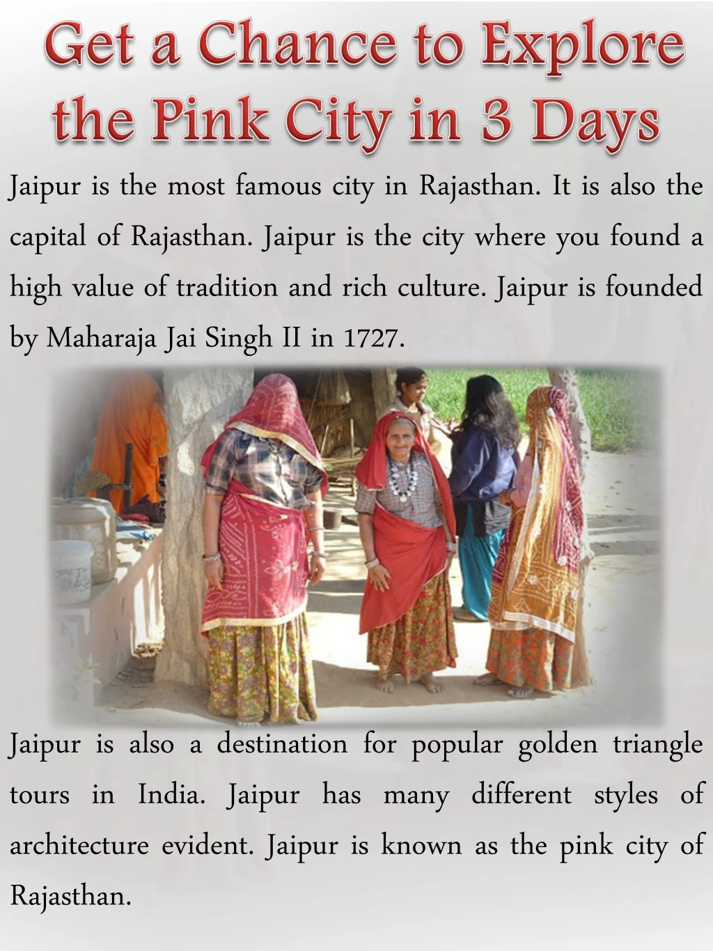 jaipur is the most famous city in rajasthan