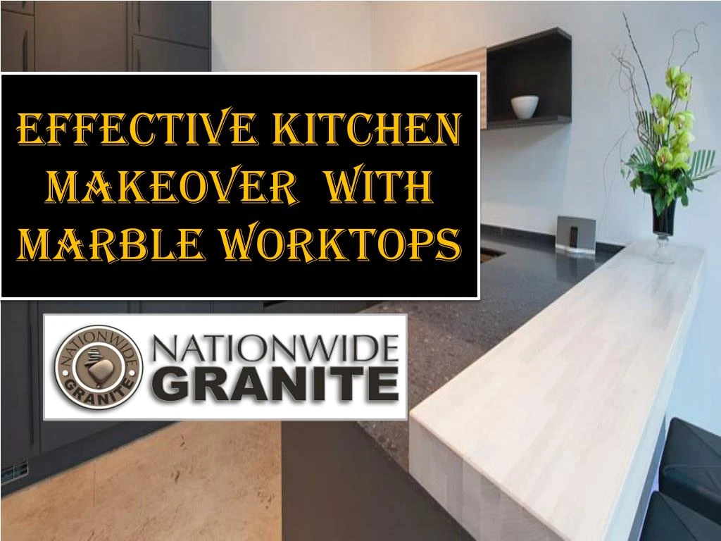 effective kitchen makeover with marble worktops