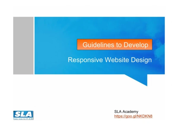 Tips to Build Responsive Web Design