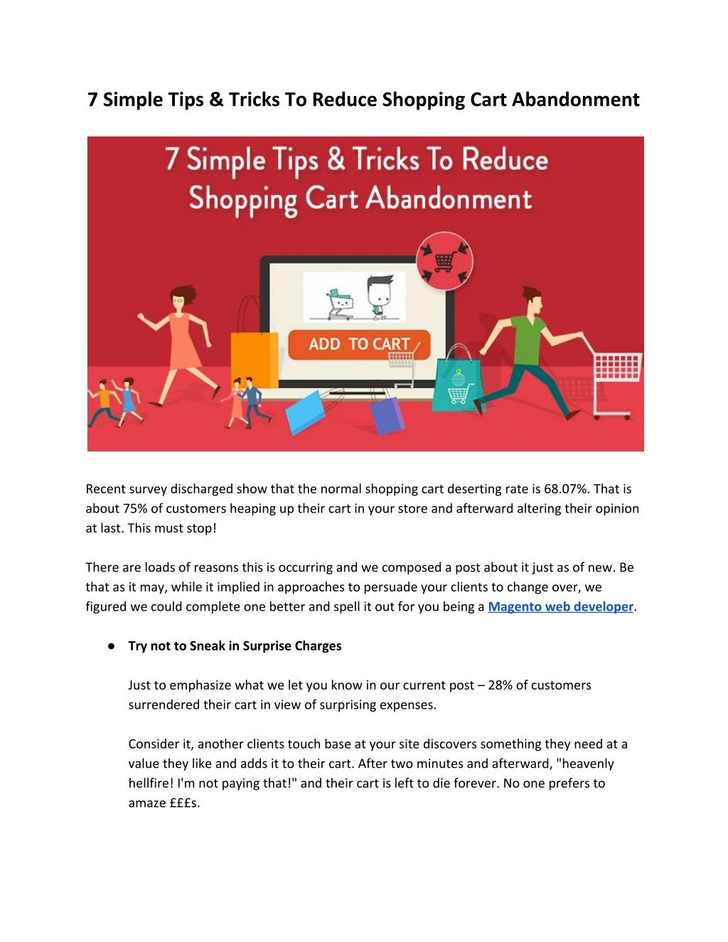 7 simple tips tricks to reduce shopping cart