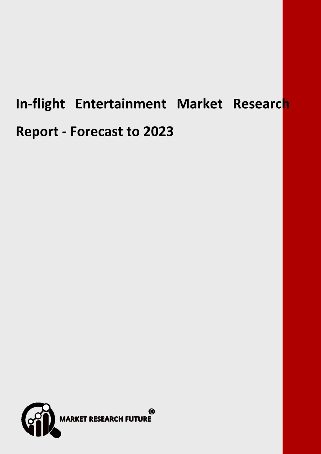 in flight entertainment market research report