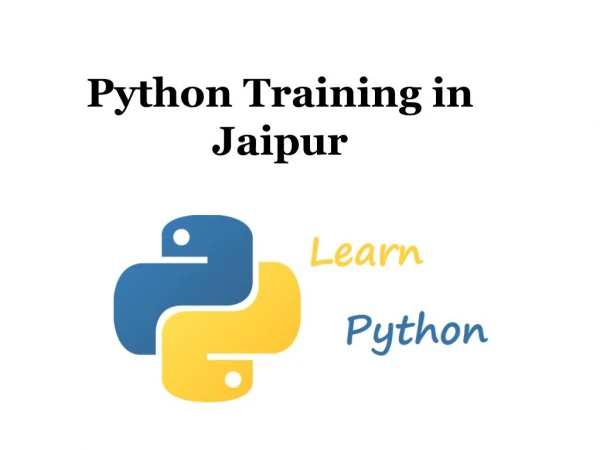 Python training in jaipur - pythontraining.dzone.co.in