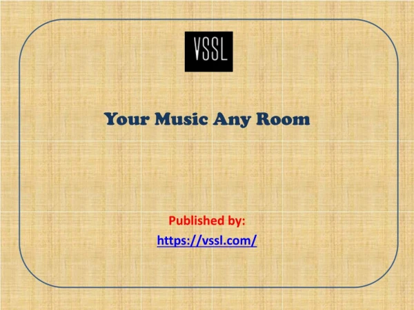 Your Music Any Room