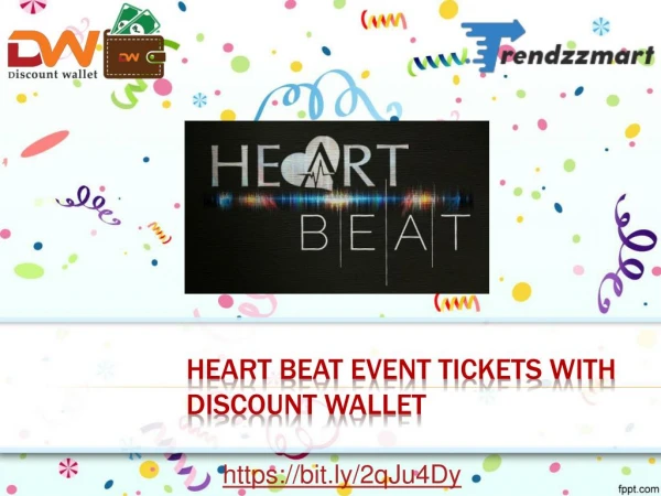 Heart Beat Event Tickets with Discount Wallet| Trendzz Mart