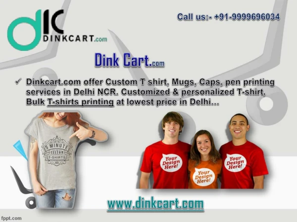 Custom T-shirt printing in Delhi