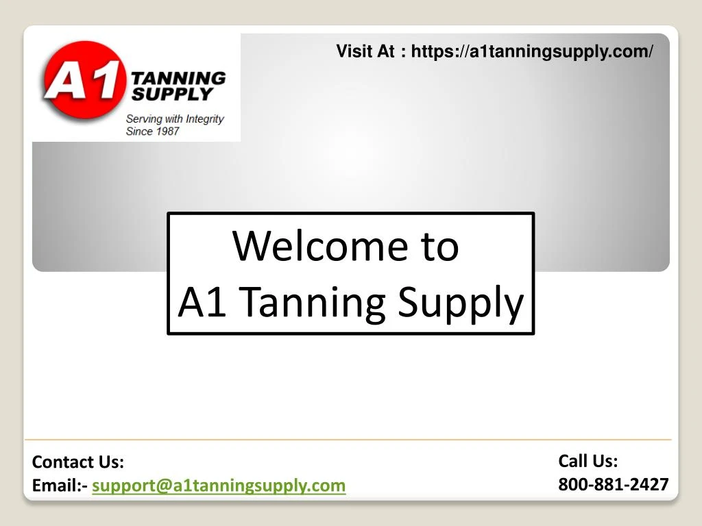 visit at https a1tanningsupply com