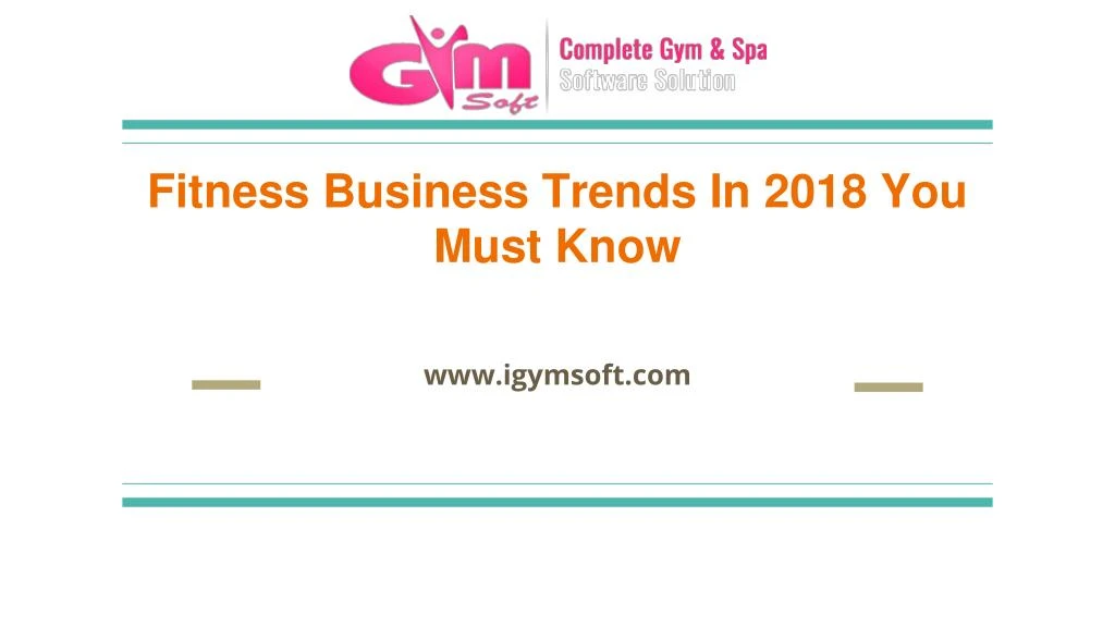 fitness business trends in 2018 you must know
