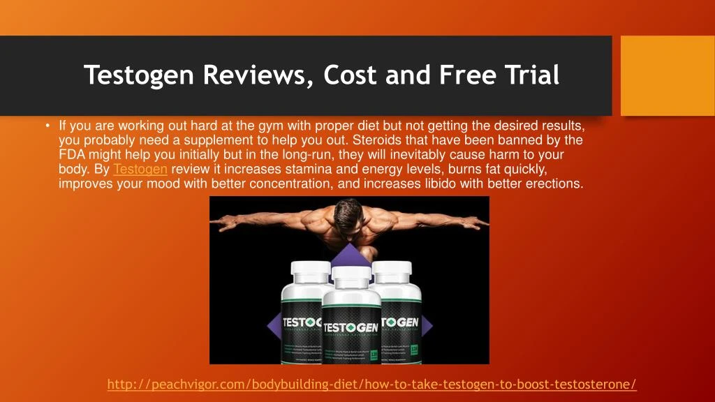 testogen reviews cost and free trial