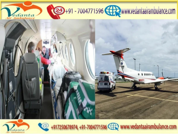 Get Air Ambulance Service with MD Doctor from Chennai to Delhi by Vedanta Air Ambulance
