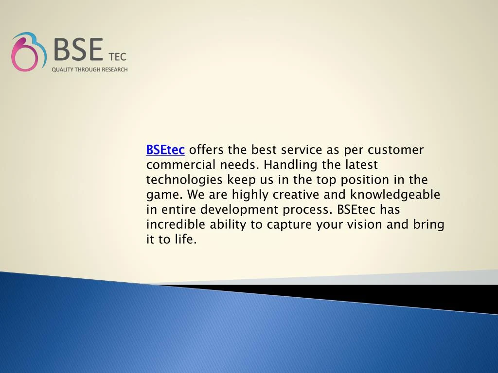 bsetec offers the best service as per customer
