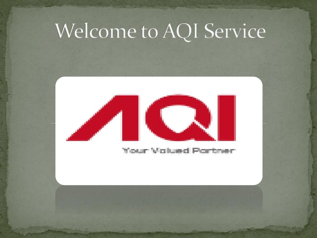 welcome to aqi service