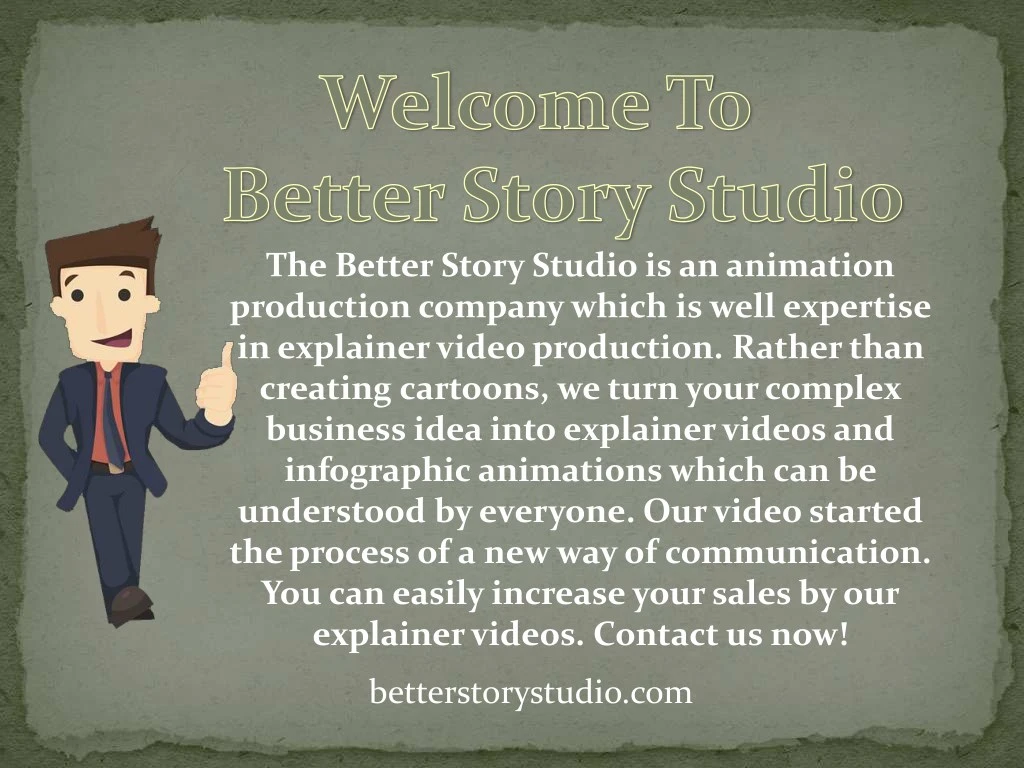the better story studio is an animation