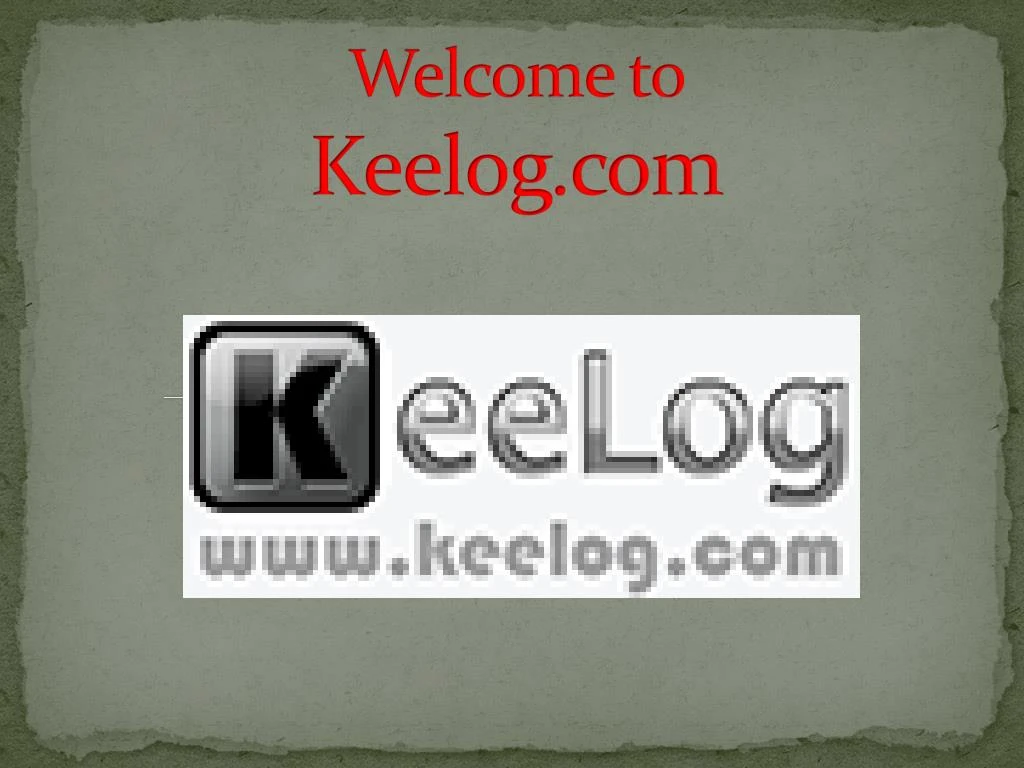 welcome to keelog com