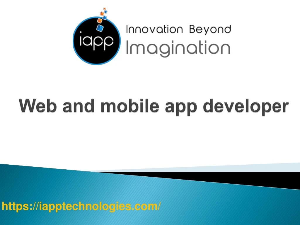 web and mobile app developer